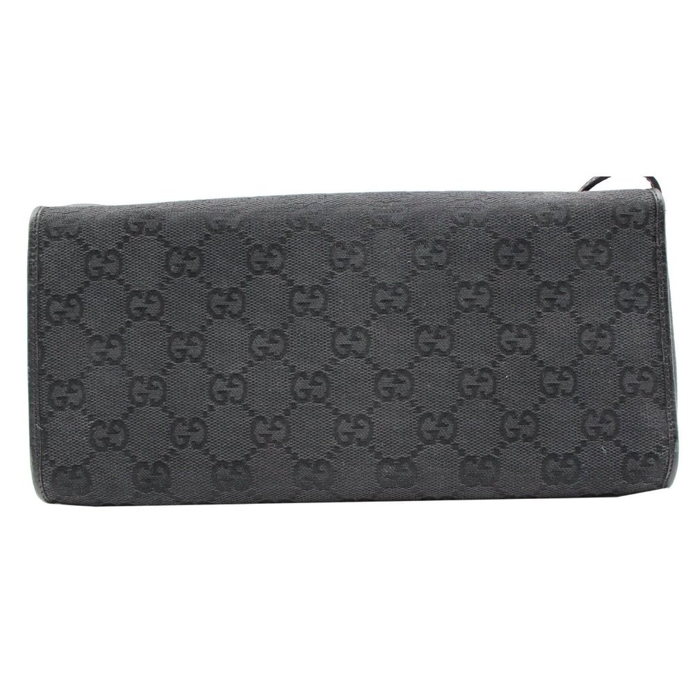 GUCCI  Bamboo GG Monogram Canvas Clutch - Picture 3 of 11